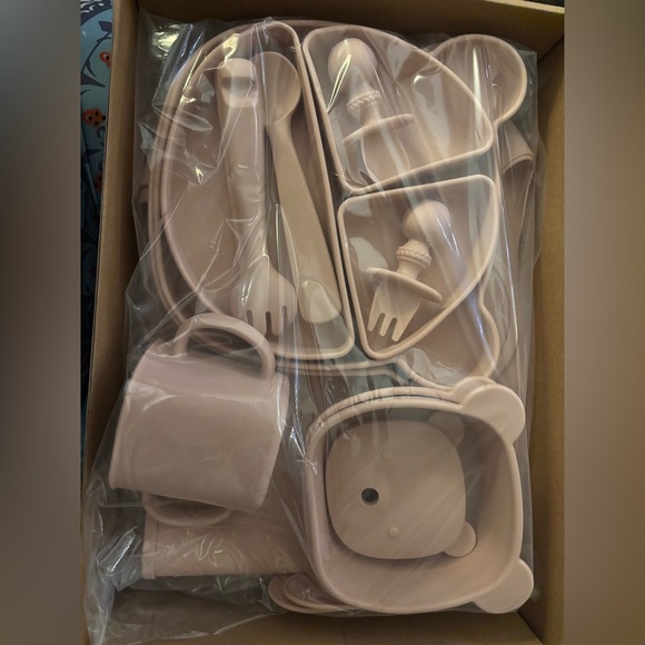 Silicone Baby Feeding Set 003 - Picture 1 of 2